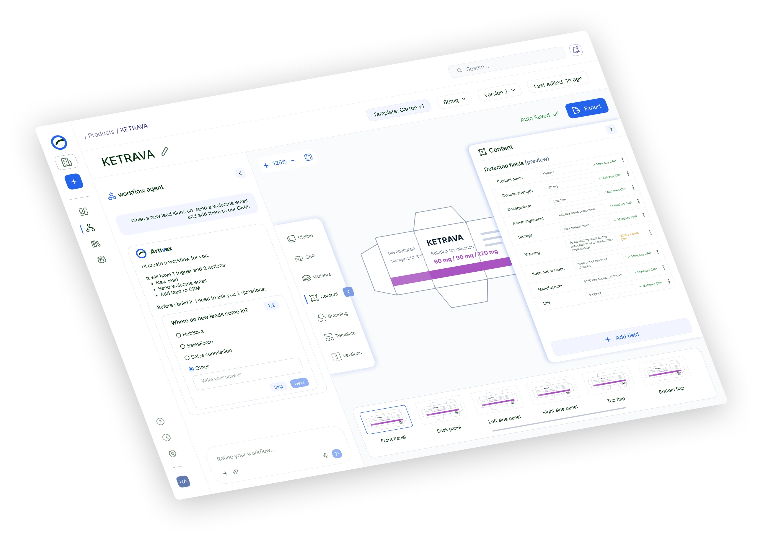 Artivex artwork builder